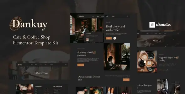 Dankuy – Cafe & Coffee Shop Elementor Template Kit